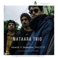 Mataara trio live